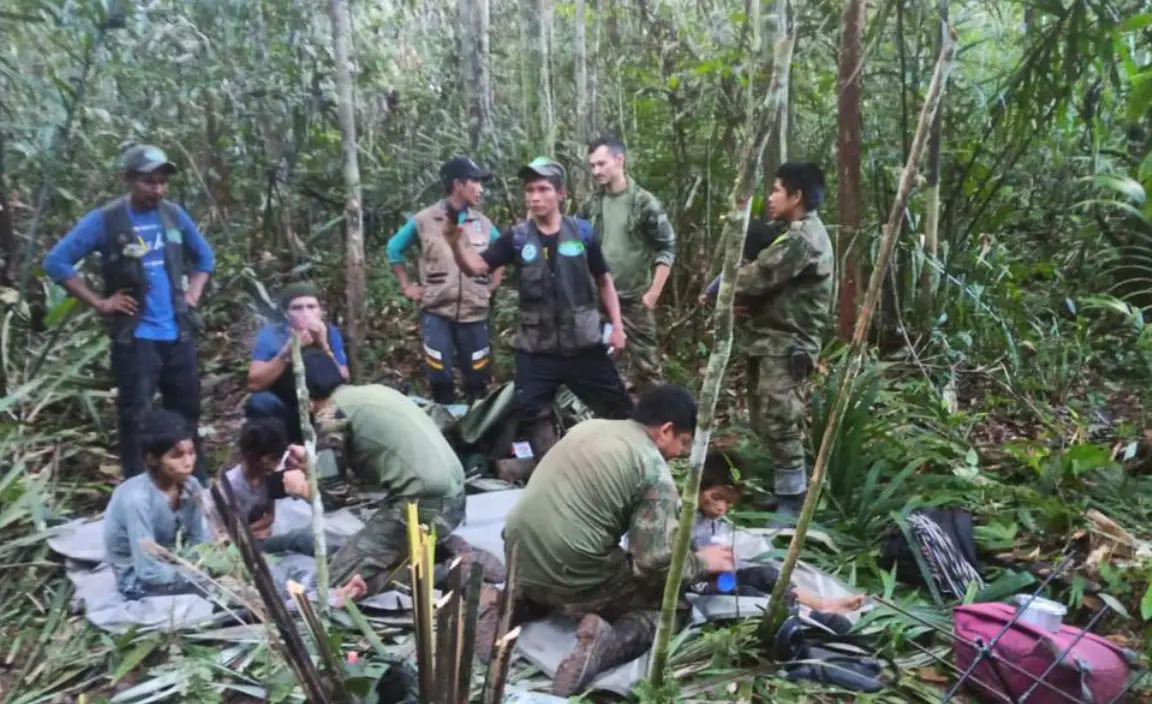 Los 4 niños huían a la selva para escapar de malos tratos
