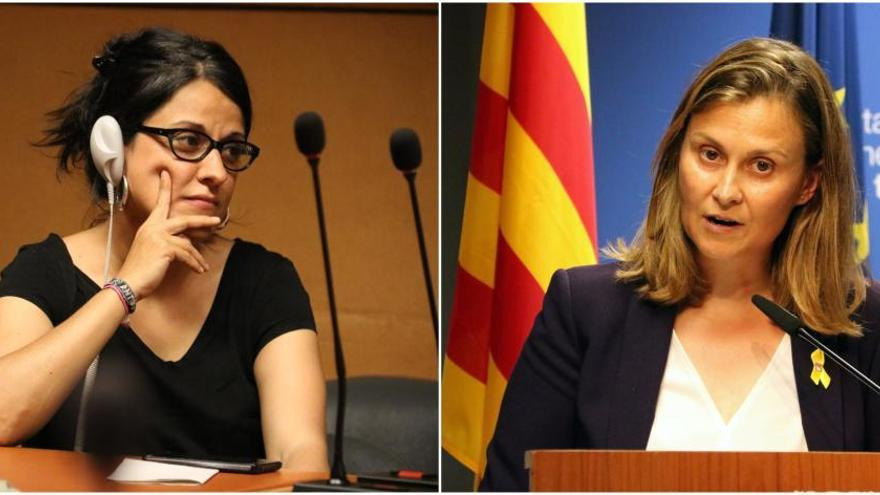 Meritxell Serret y Anna Gabriel compañeras de Ponsatí