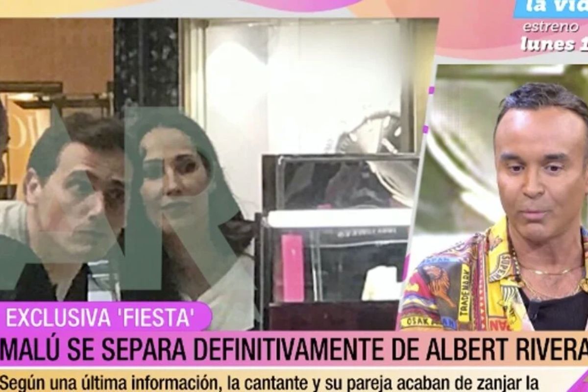Luis Rollán confirma la ruptura de Malú y Albert Rivera