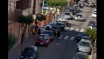 Zona de Borriana (Castellón), donde el hombre se atrincheró
