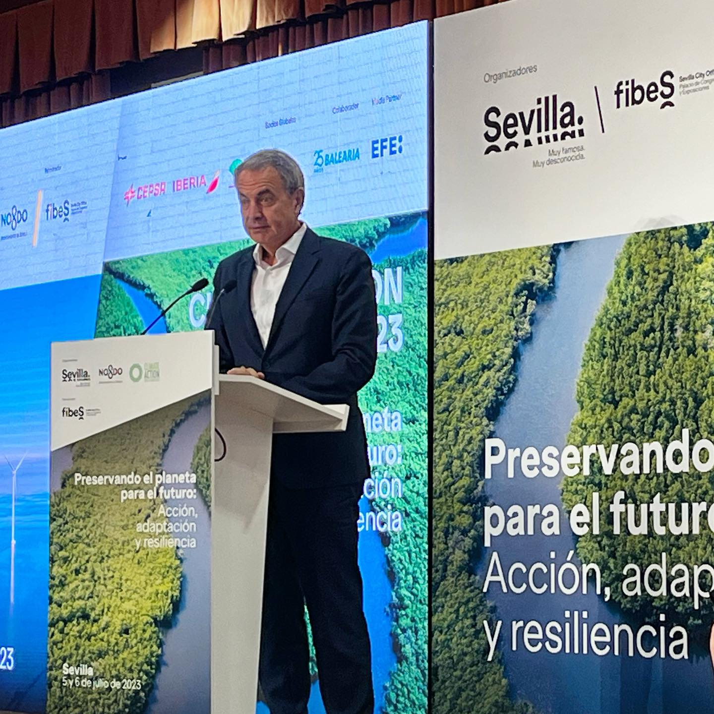 Zapatero Sevilla PSOE Cumbre climática
