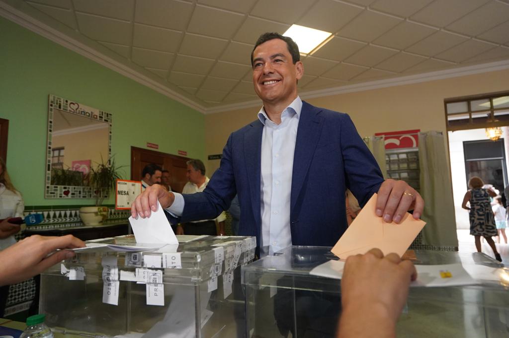 Juanma Moreno PP Andalucía elecciones 23 julio
