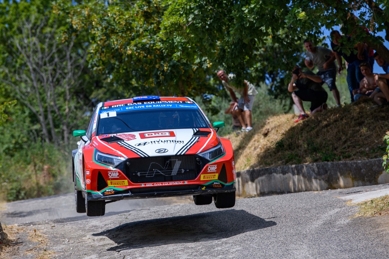 Hayden Paddon Hyundai ERC Rally Roma 2023