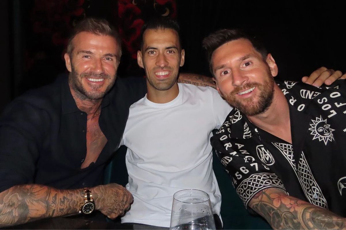 David Beckham y Messi Inter de Miami