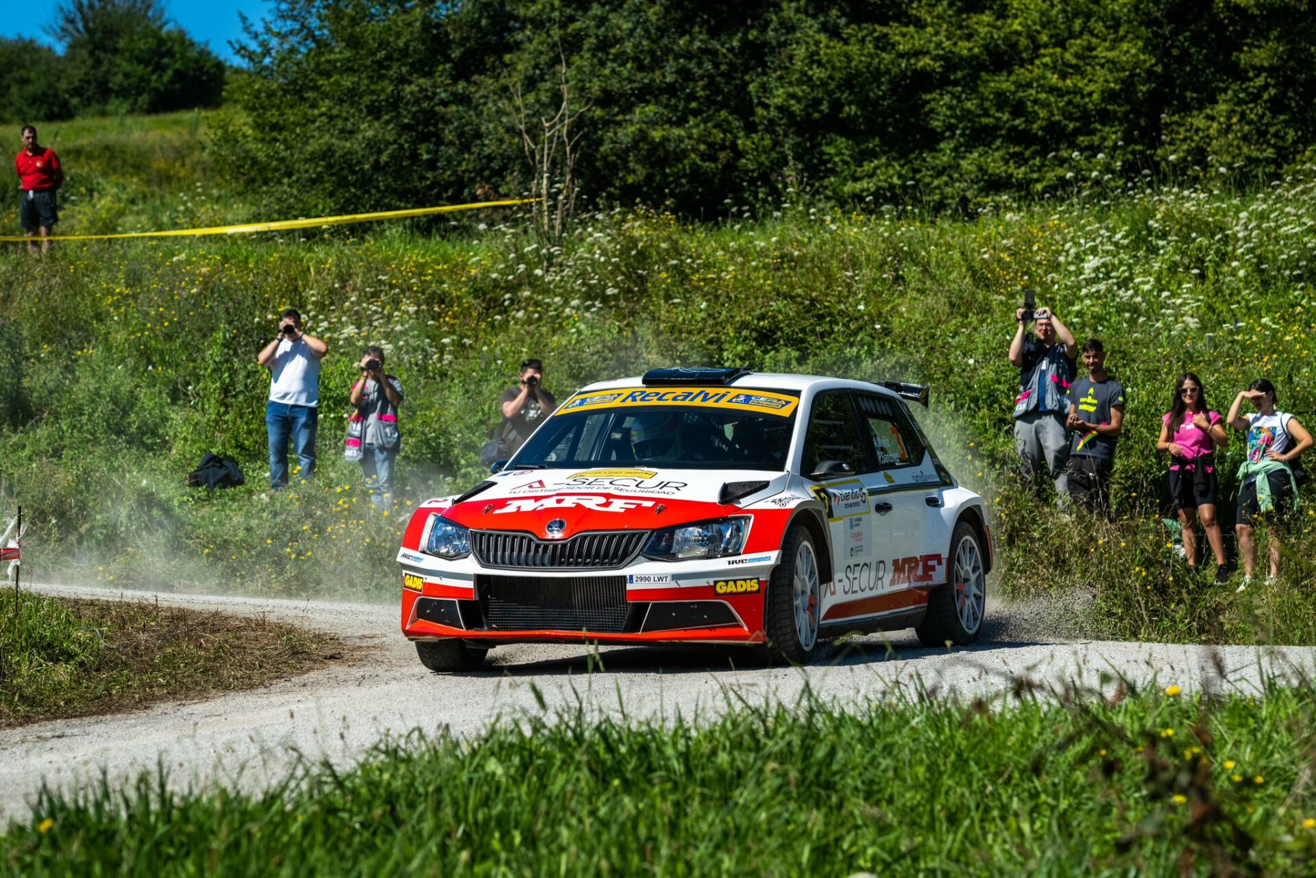 Muñiz Rallye Cristian López CERA Skoda MRF