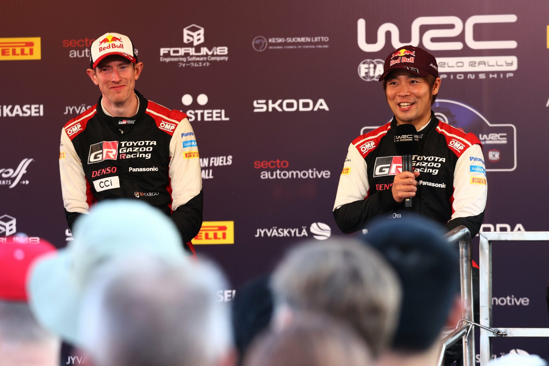 Toyota Gazoo Racing Rallye de Finlandia 2023 Elfyn Evans WRC Takamoto Katsuta