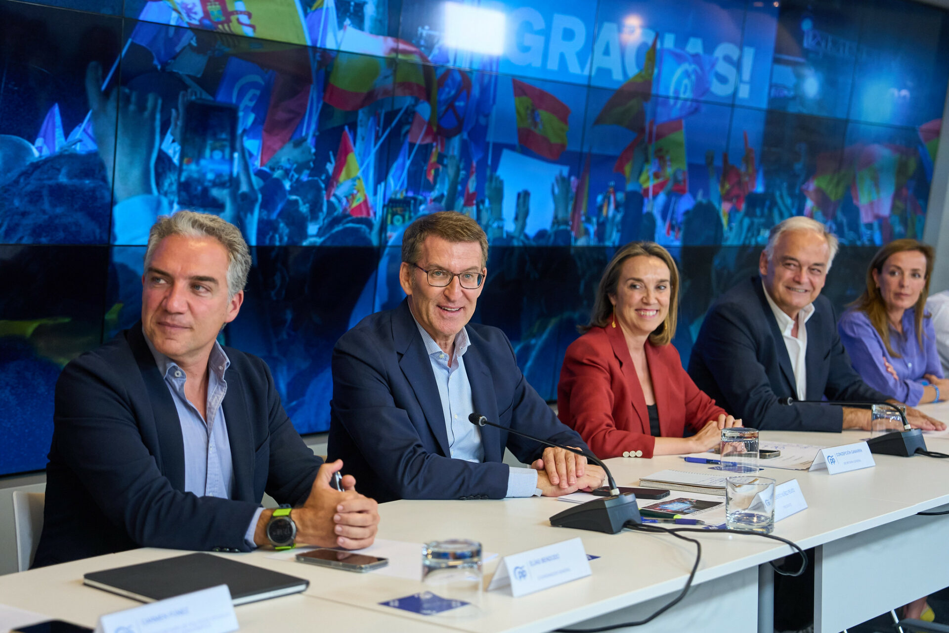 PP Alberto Núñez-Feijóo Elías Bendodo Cuca Gamarra
