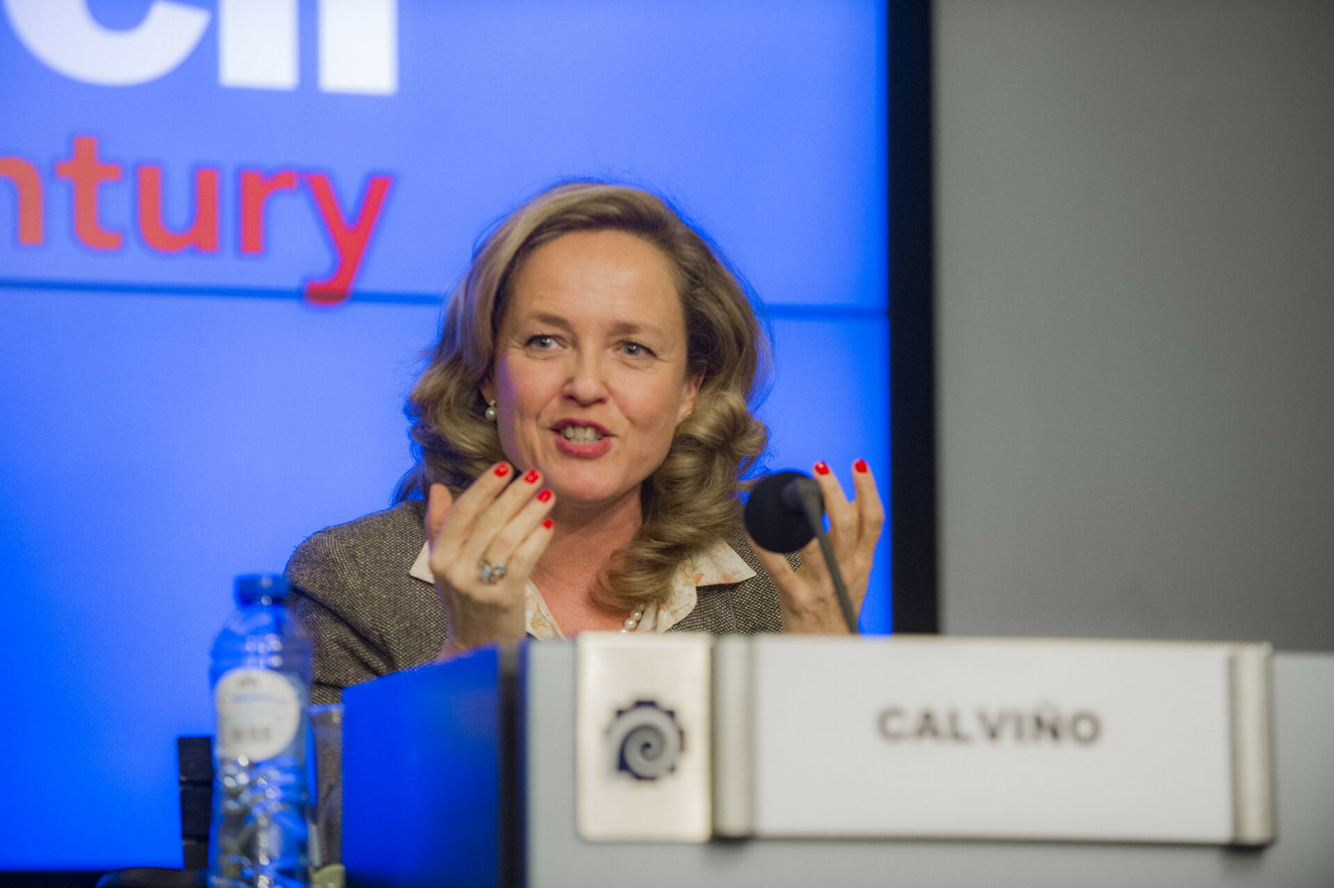 Nadia Calviño vicepresidenta Gobierno España PSOE AP-4
