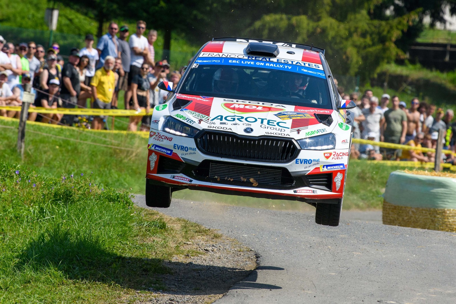 FIA ERC Europeo Rallyes Rallye Barum Skoda Kopecky