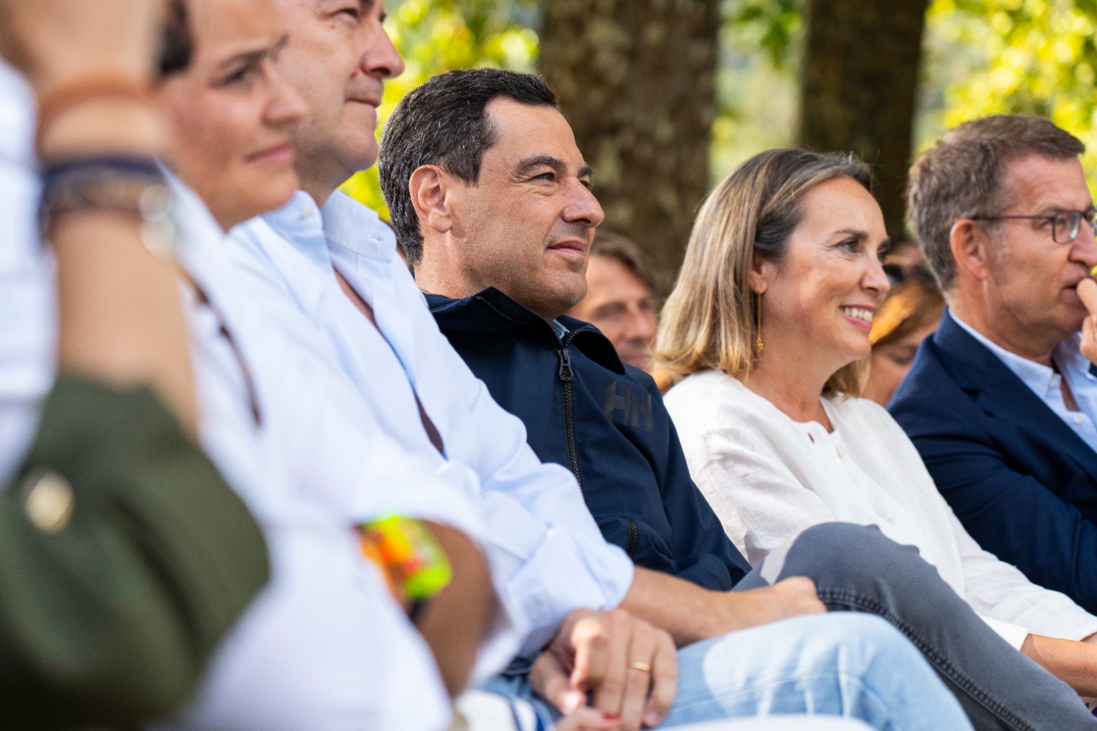 Juanma Moreno PP Partido Popular Feijoo Alberto Núñez-Feijóo Andalucía Galicia Pontevedra