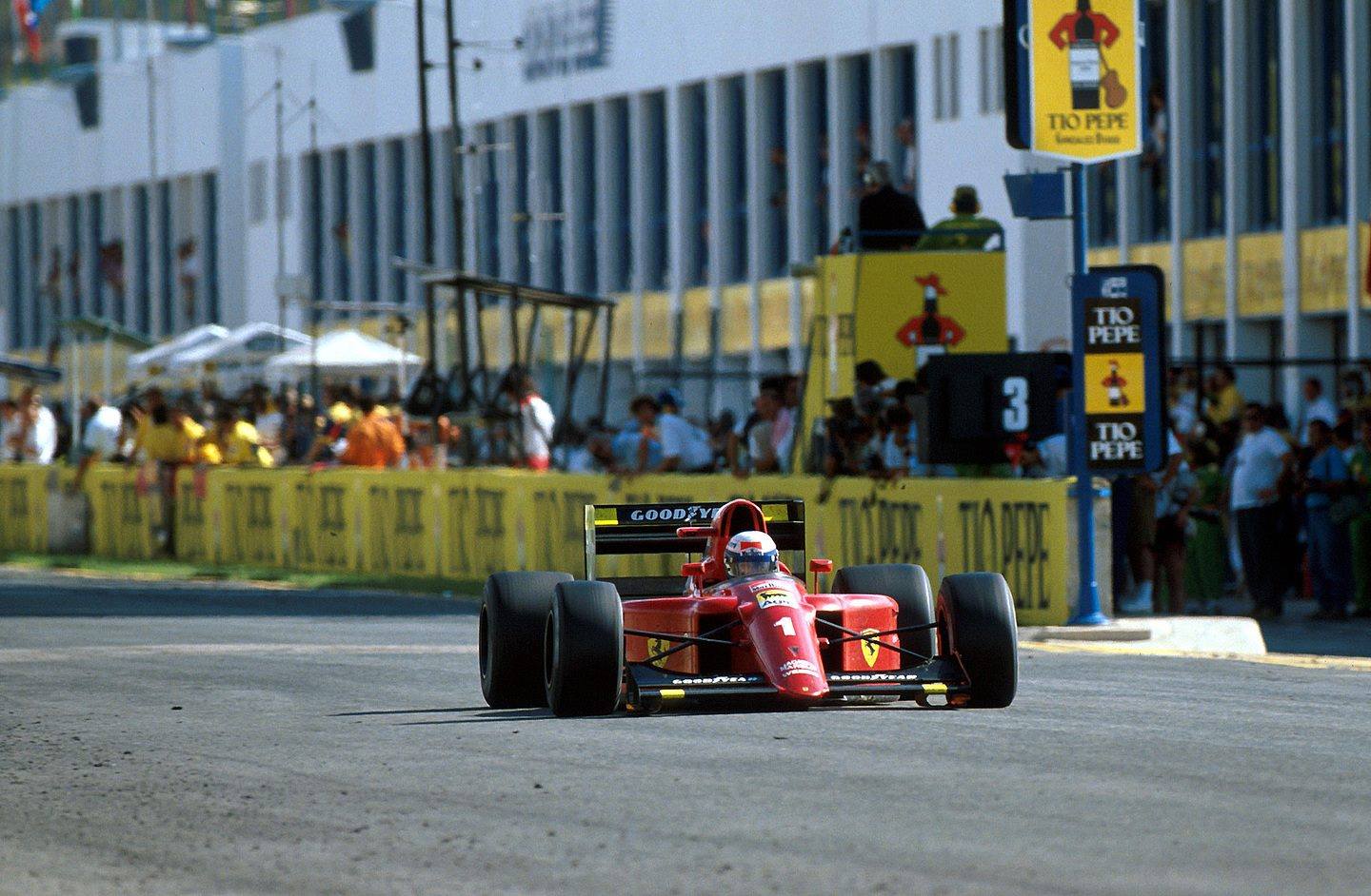 Circuito de Jerez 1990 F1 Fórmula 1 Alain Prost Ferrari