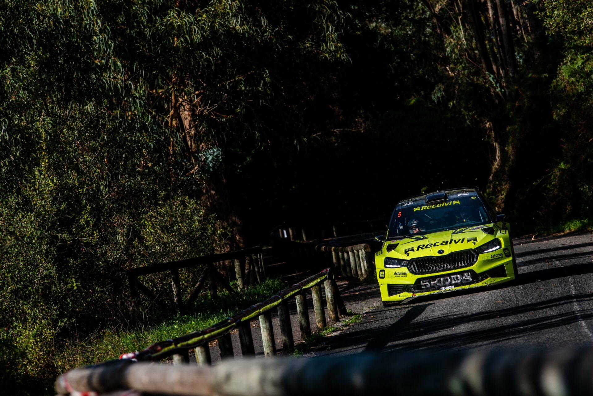 José Antonio Cohete Suárez Skoda Rallye Llanes SCER