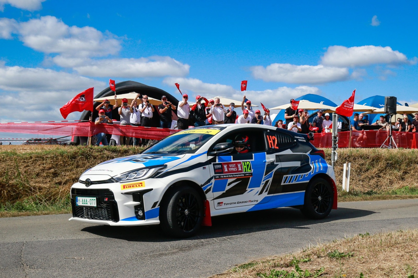 Toyota GR Yaris H2 hidrógeno rally