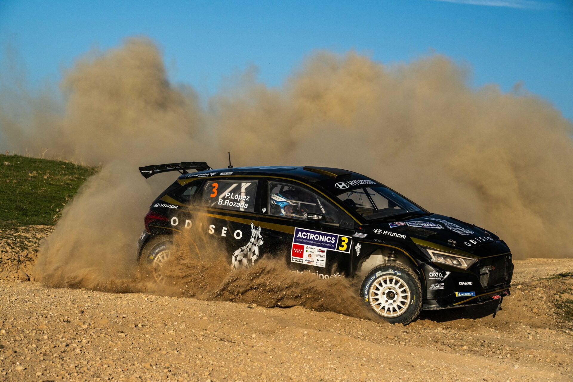 Pepe López Hyundai i20 N Rally2 Terratraining Rally Madrid