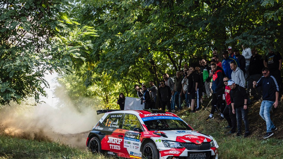 Rally Hungría 2023 ERC Efrén Llarena Sara Fernández Skoda