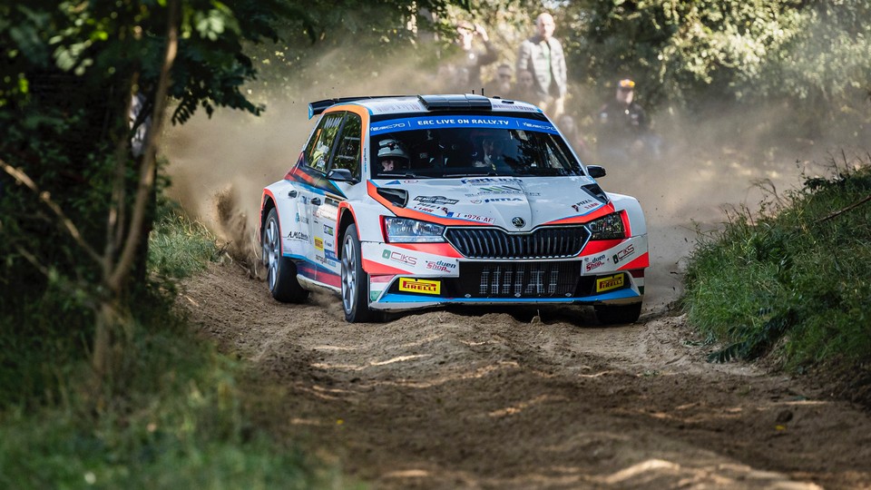 Rally Hungría 2023 ERC Miklos Csomós Skoda