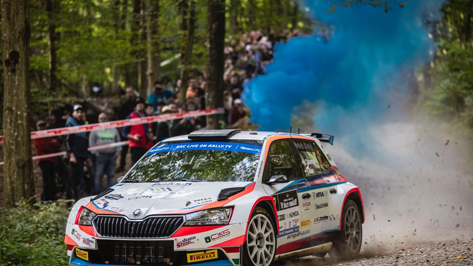 Rally Hungría 2023 ERC Miklos Csomós Skoda