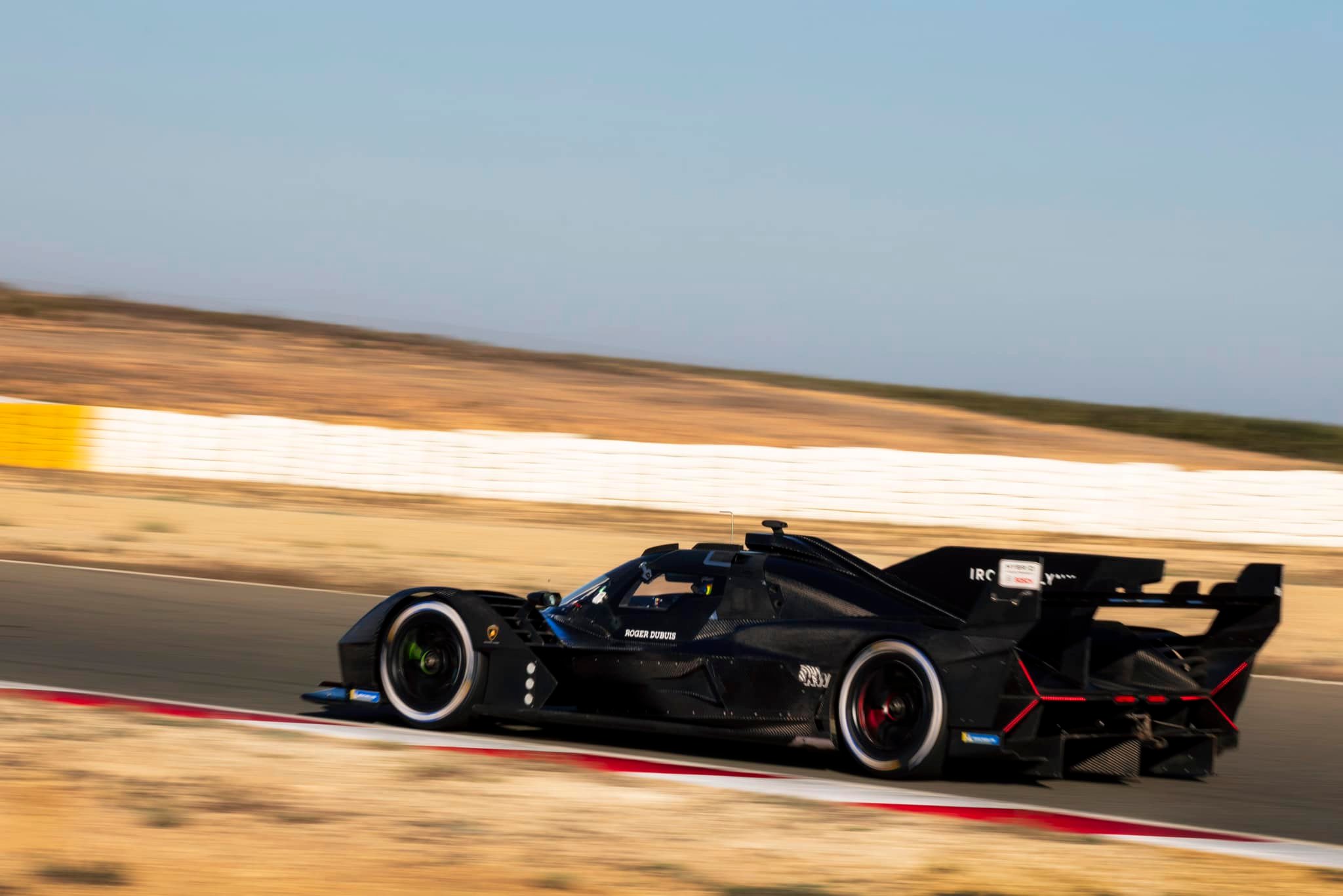 Lamborghini Le Mans WEC Hypercar Almería Romain Grosjean