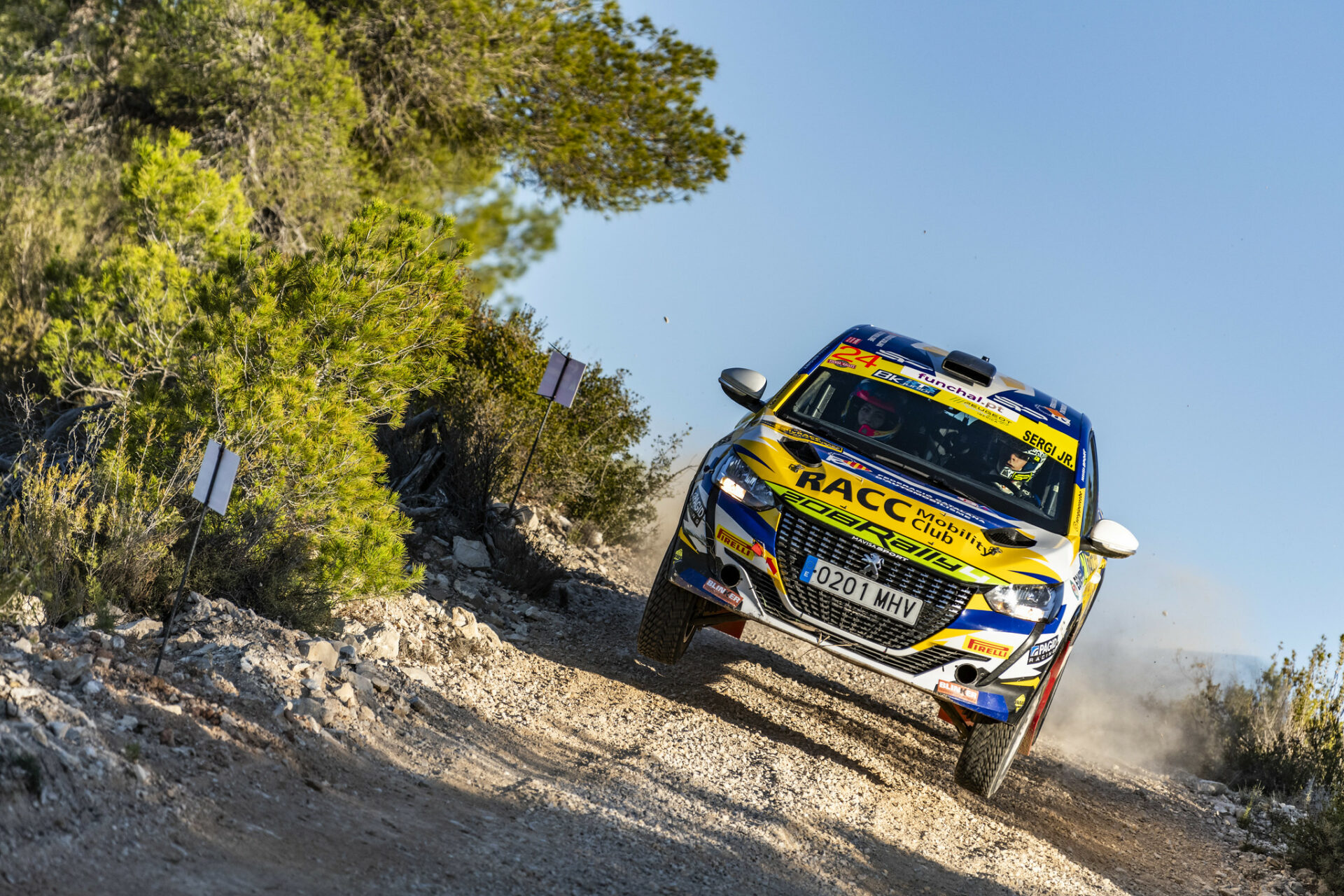 RallyRACC 2023 deportes motor rally Peugeot Sergi Pérez