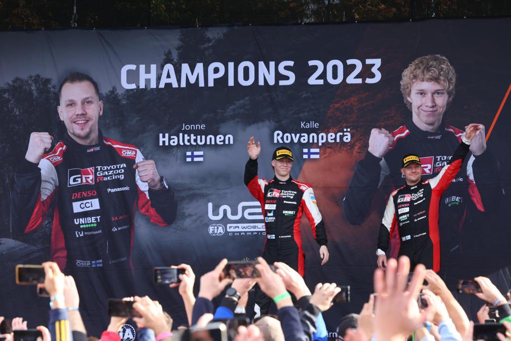 Kalle Rovanperä WRC Toyota 2023 rally motor