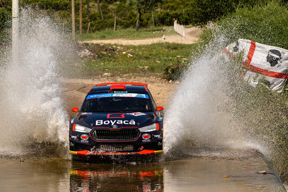 Alex Villanueva Skoda WRC Masters rally 2023