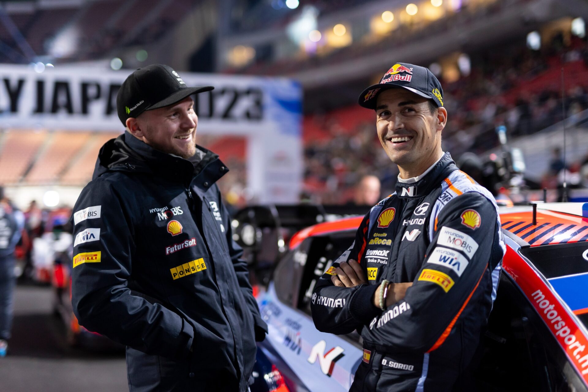 Dani Sordo Hyundai rally motor WRC Lappi