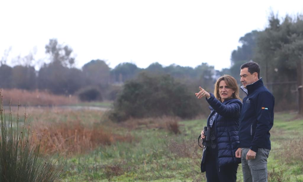 Teresa Ribera Juanma Moreno Doñana Andalucía