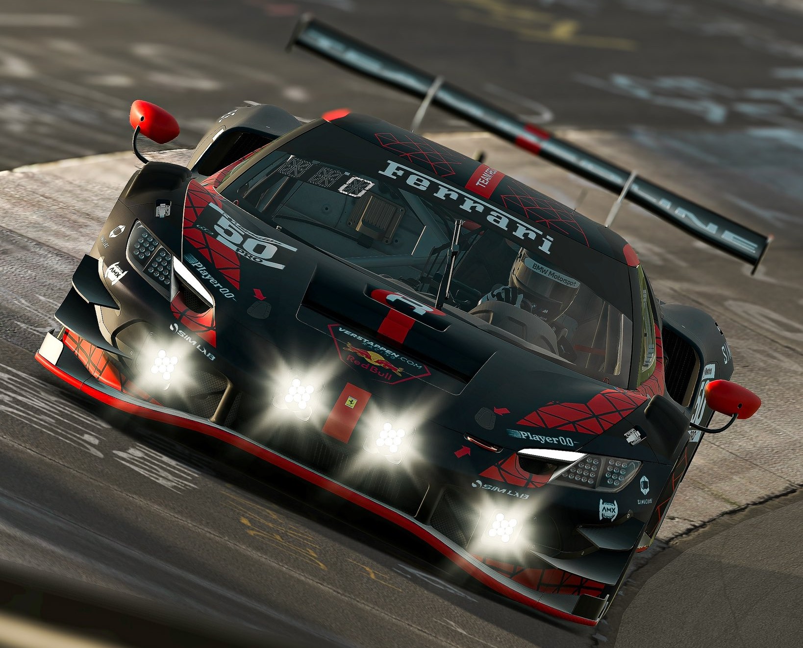 Ferrari Verstappen simracing eSports RedLine