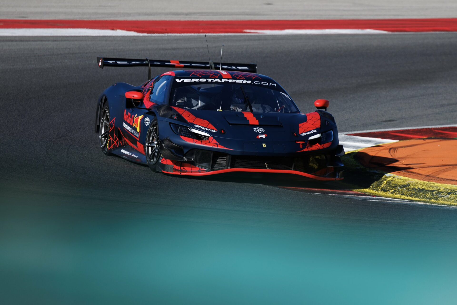 Max Verstappen Ferrari GT3 Portimao