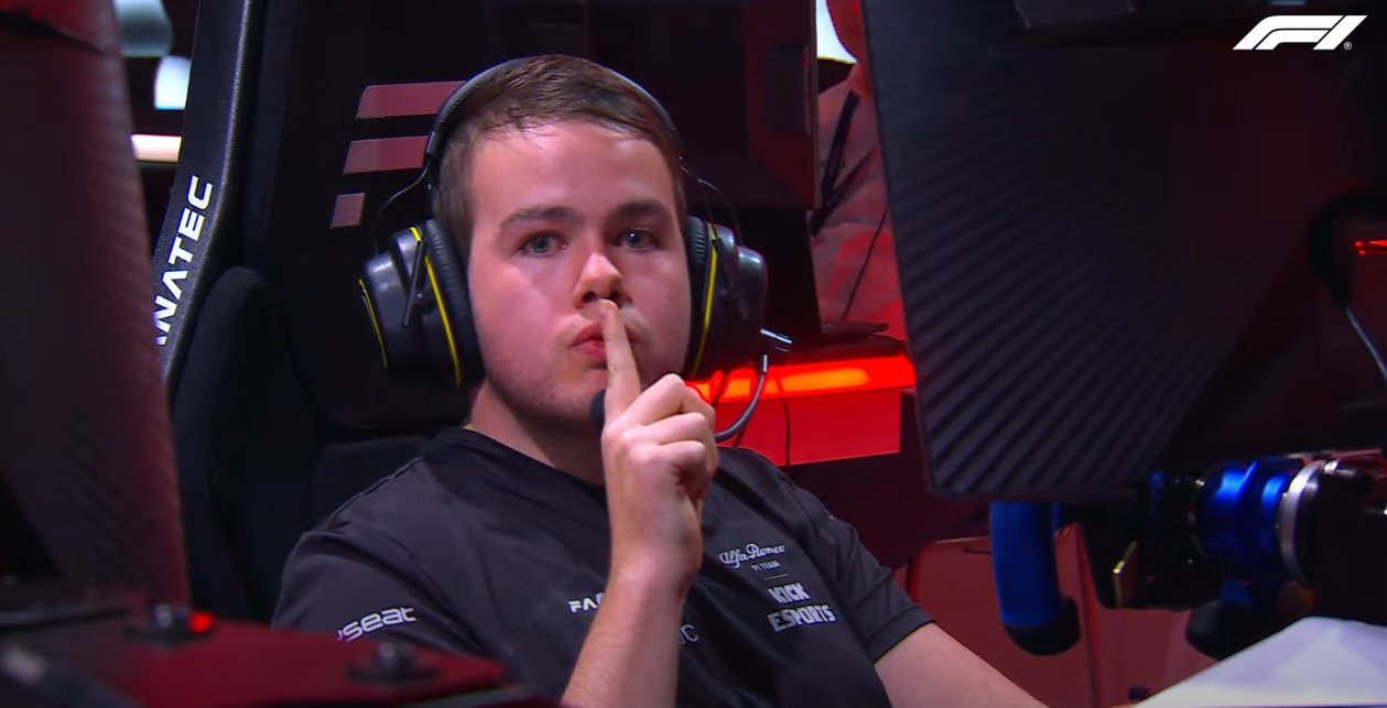 F1 esports simracing Ronhaar Alfa Romeo