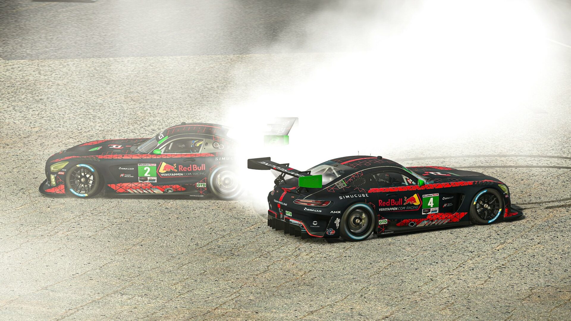 Mercedes RedLine Verstappen simracing eSports Daytona
