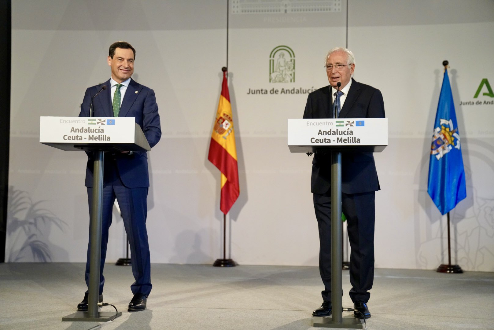 Juanma Moreno PP Junta de Andalucía Imbroda Melilla