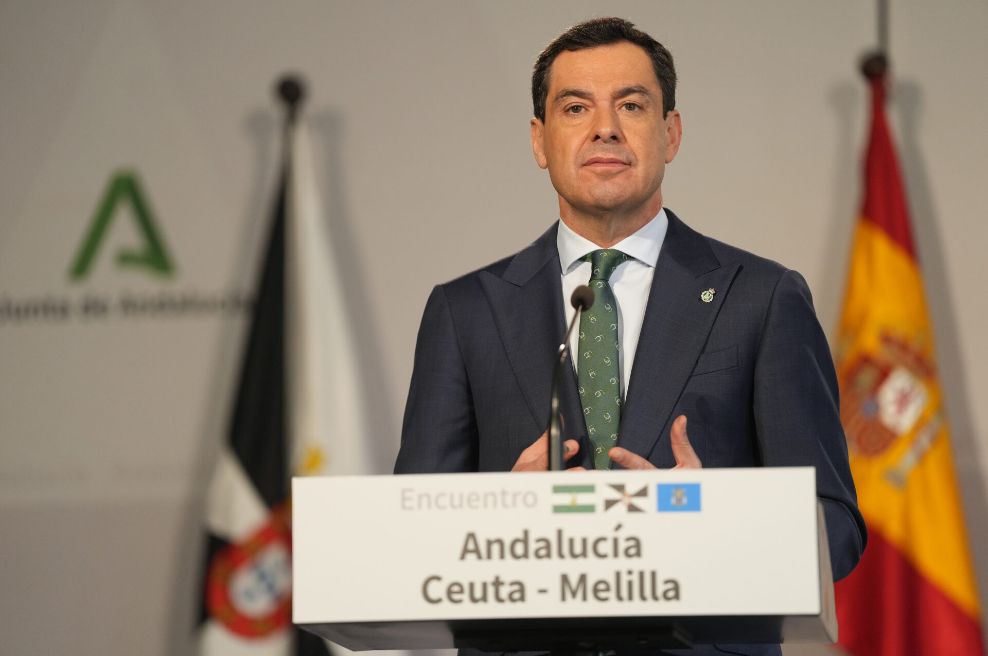Juanma Moreno Junta de Andalucía PP Ceuta Melilla acuerdo