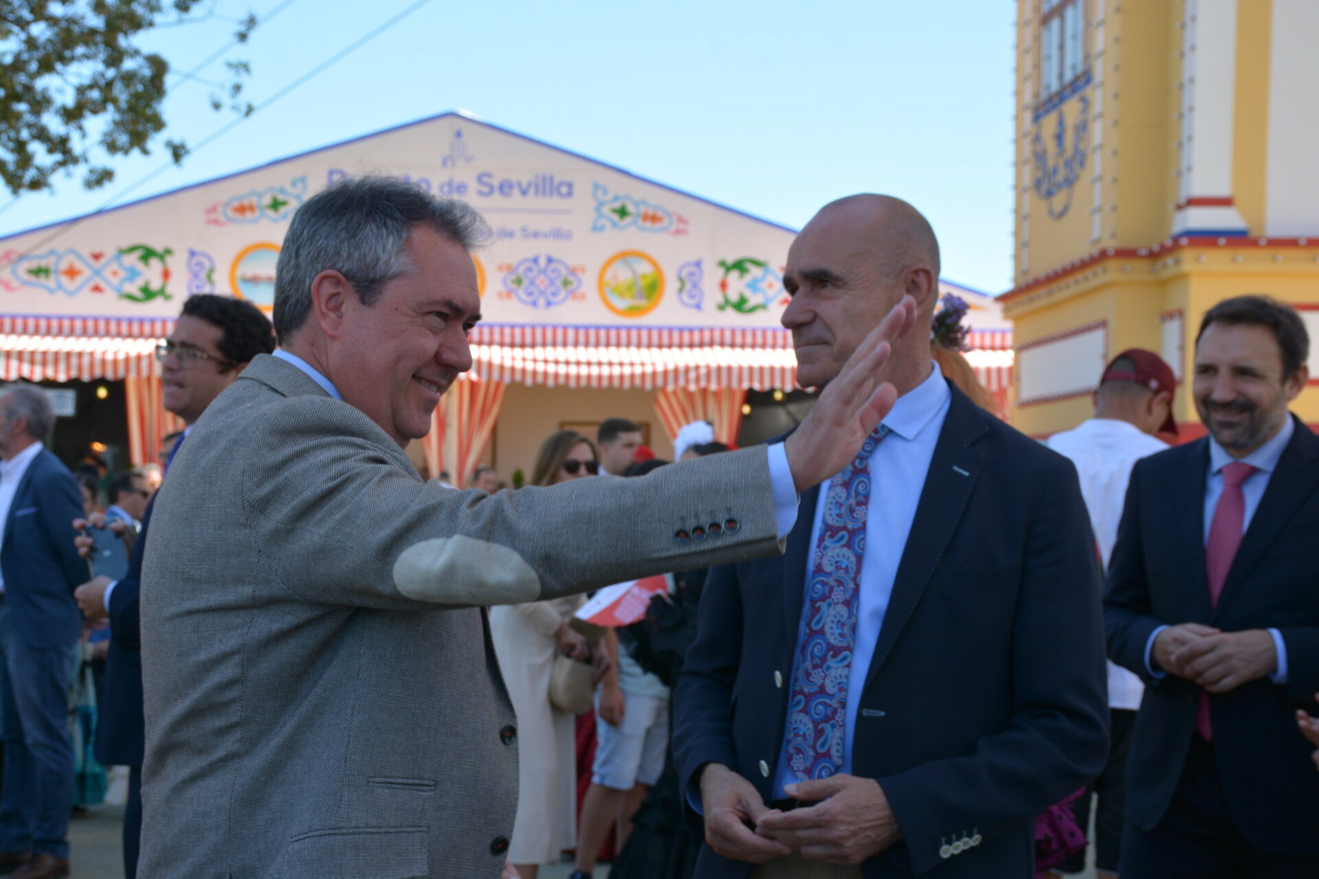 Feria Sevilla PSOE Andalucía Juan Espadas Antonio Muñoz