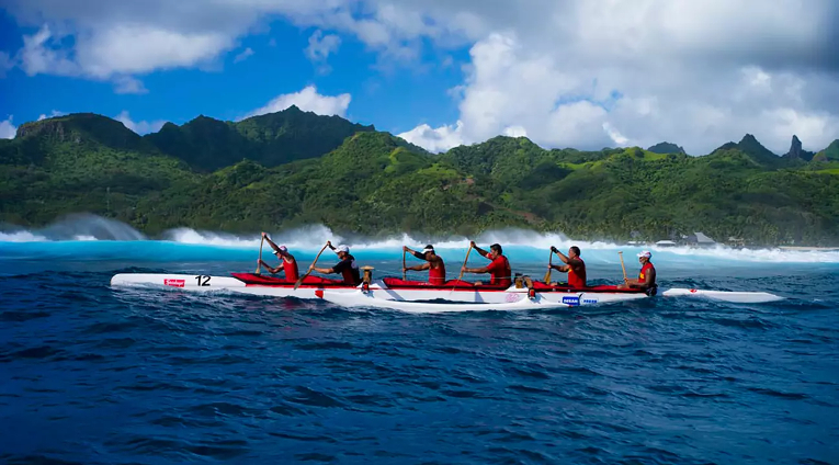 islas cook piraguas
