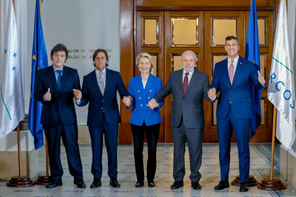Imagen del pasado 6 de diciembre cuando se suscribió el acuerdo entre la UE y Mercosur. (Foto: UE).