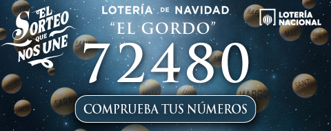 Imagen con el número ganador del Gordo de Navidad 2024