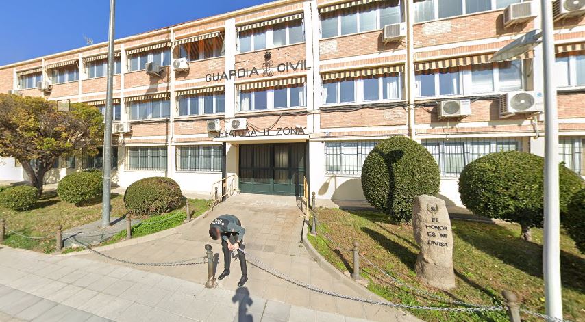 Imagen del edificio de la Comandancia de la Guardia Civil en Toledo, que será demolido.