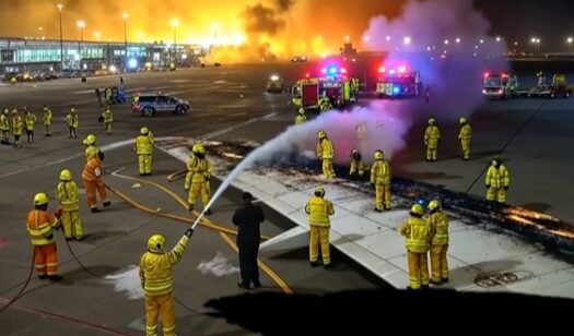 Cierre del aeropuerto de Heathrow por un incendio cercano