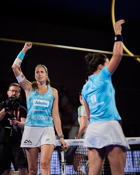 400 puntos separan a Delfi y Gemma de las número 1. Fuente: Premier Padel/ X