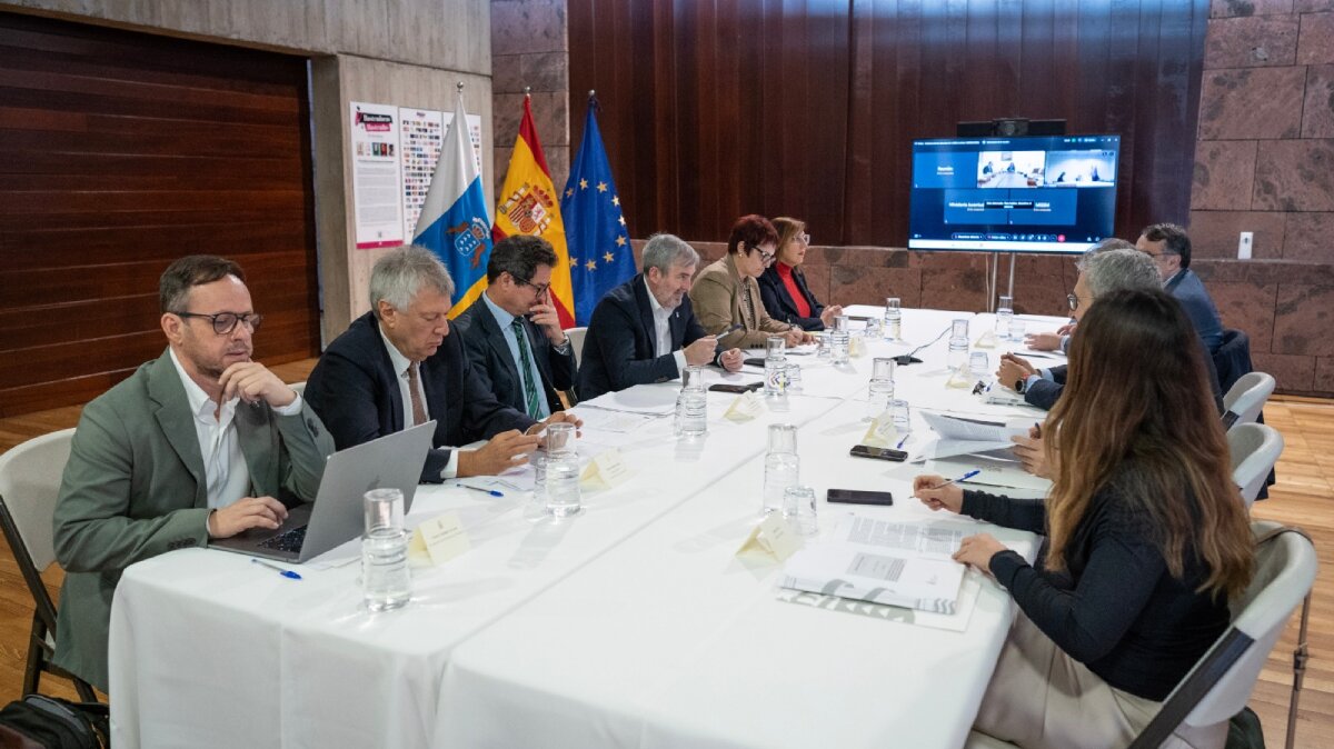 Imagen de la reunión / Gobierno de Canarias