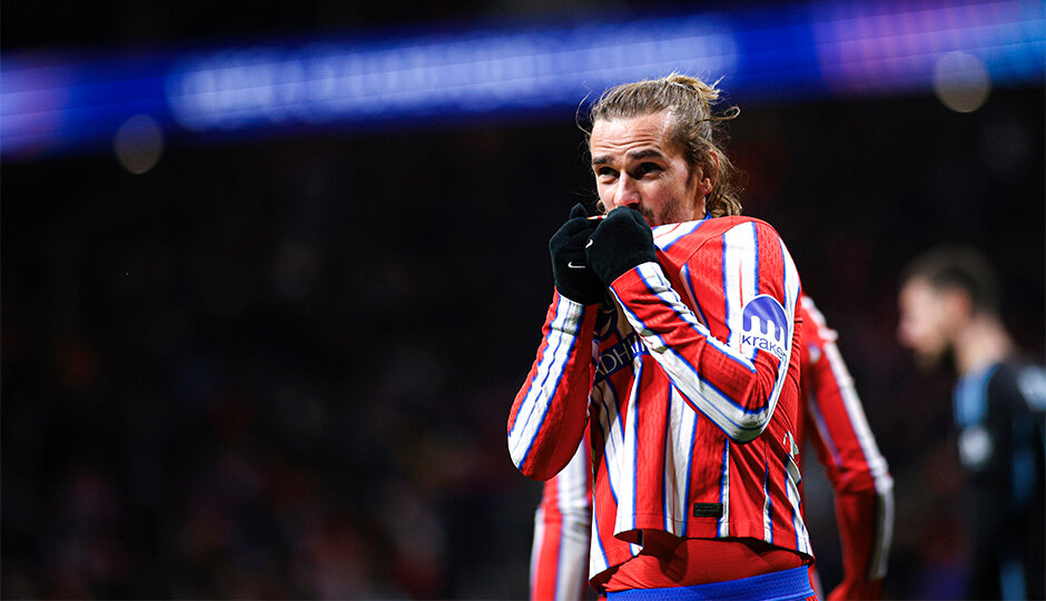 Un gol en los últimos 8 partidos para Griezmann. Fuente: Atletico de Madrid/ X