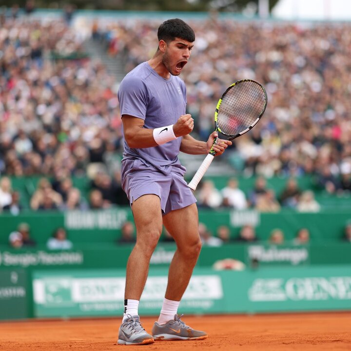 Primera victoria de Carlos en Montecarlo. Fuente: ATP Tour/ X