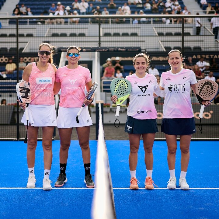 Cinco finales seguidas para las número 2. Fuente: Premier Padel/ X