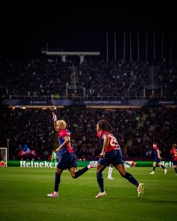 Koundé se marchó lesionado. Fuente: FC Barcelona/ X