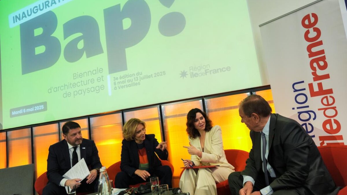 Díaz Ayuso participa en la Bienal de Arquitectura y Paisaje de île-de-France