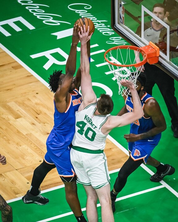 Brunson está siendo el mejor de la serie. Fuente: Boston Celtics/ X