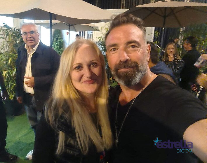 Ángeles Moya con Jordi Sánchez OBK