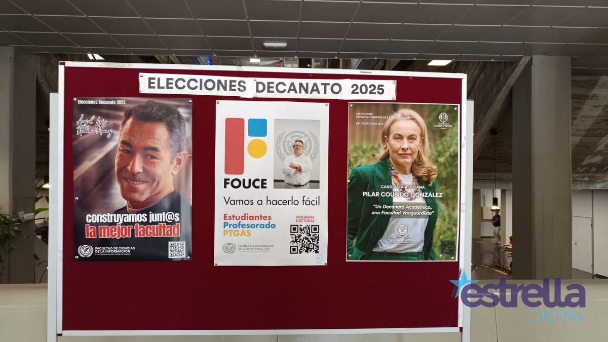 Ángel Rubio, Héctor Fouce y Pilar Cousido son los tres candidatos que concurren a los comicios