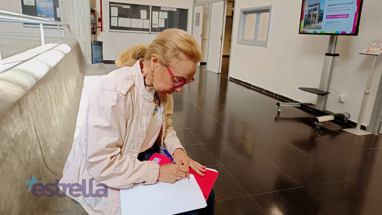 Pilar Cousido, la única mujer que concurría a los comicios